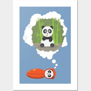 Dreaming Panda Posters and Art